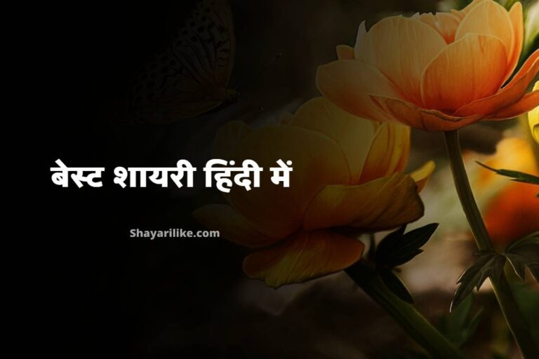 30+ बेस्ट शायरी हिंदी में | Best Shayari In Hindi