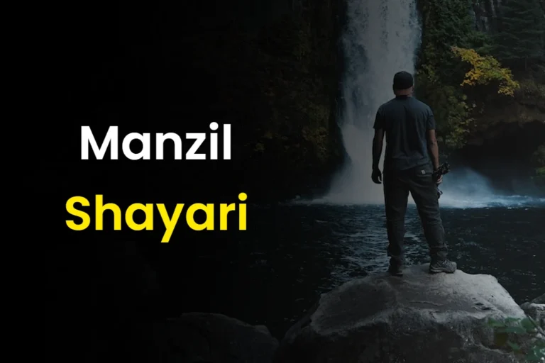 Manzil Shayari In Hindi | मंज़िल शायरी हिंदी में (2024)