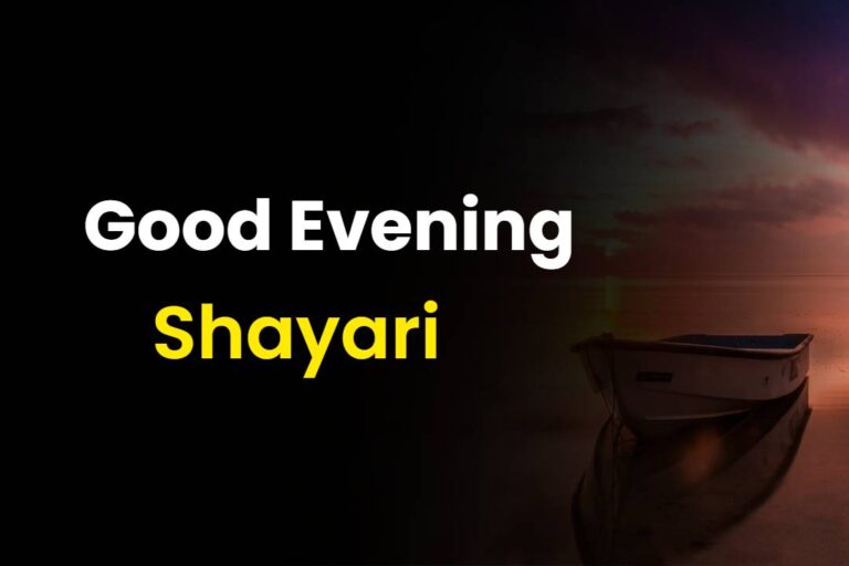 50+ Good Evening Shayari In Hindi | गुड इवनिंग शायरी